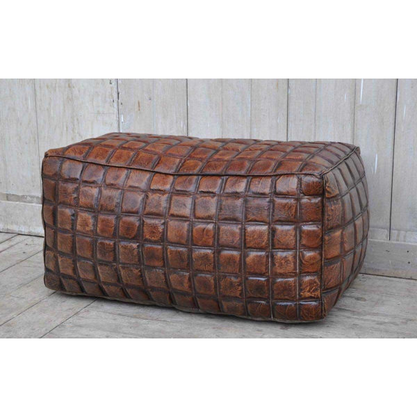 Leather Pouf Wayfair